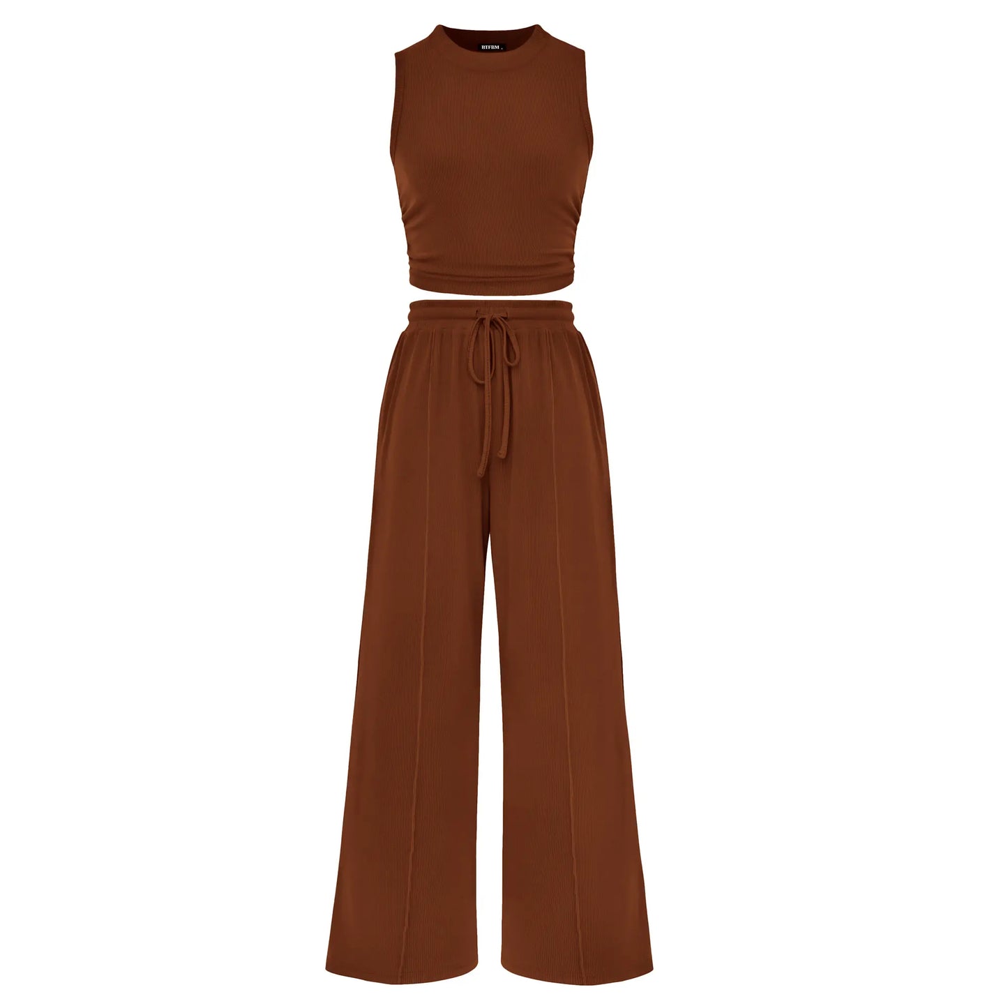 Summer 2-Piece Outfit (Vest + Pants)